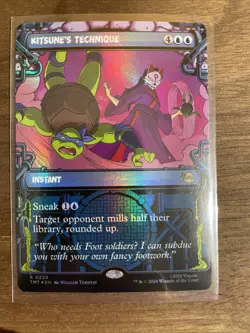 Kitsune's Technique (Showcase) Teenage Mutant Ninja Turtles Foil - Image 1