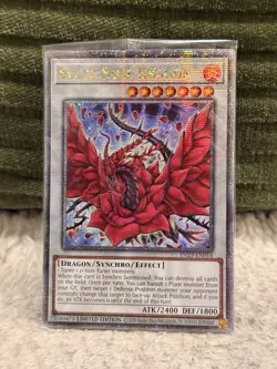 Yu-Gi-Oh! TCG Black Rose Dragon 25th Anniversary Tin: Dueling Heroes TN23-EN014 - Image 1