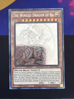 The Winged Dragon of Ra (Ghost Rare) LED7-EN000 1st Edition - Image 1