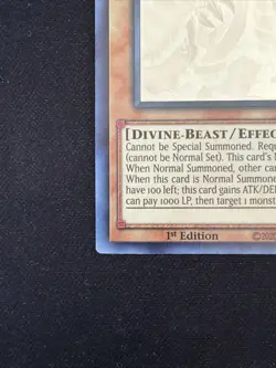The Winged Dragon of Ra (Ghost Rare) LED7-EN000 1st Edition - Image 2