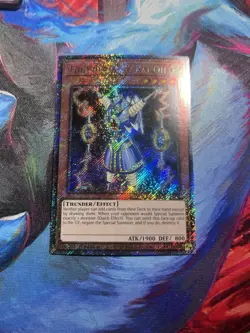 Thunder King Rai-Oh RA03-EN206 Platinum Secret Rare Yugioh 1st Edition Mint PSR - Image 1