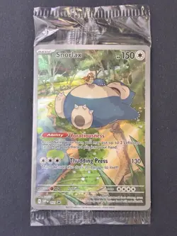 Pokemon Snorlax Promo Holo Pack SVP EN 051 English 2023 Trading Card Game - Image 1