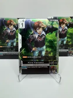 Kira Yamato Gundam Card Game ST04-010 C Promo English - Image 1