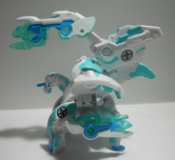 Bakugan Pegatrix Ultra White Haos B500 - Haobracers - Cards - 2 cores - Image 2