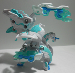 Bakugan Pegatrix Ultra White Haos B500 - Haobracers - Cards - 2 cores - Image 3