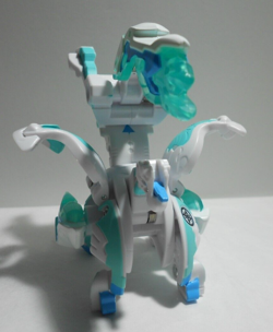 Bakugan Pegatrix Ultra White Haos B500 - Haobracers - Cards - 2 cores - Image 4