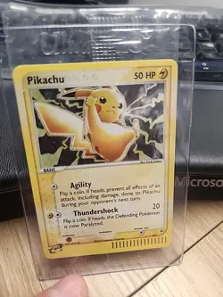 2003 SEALED 2 Card lot Pikachu 12 & Meowth 13 HOLO BlackStar Rare POKEMON Promos - Image 1