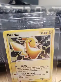 2003 SEALED 2 Card lot Pikachu 12 & Meowth 13 HOLO BlackStar Rare POKEMON Promos - Image 2