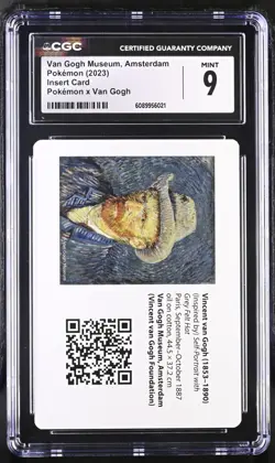 Van Gogh Museum Amsterdam Pokemon Insert Card CGC 9 Mint 2023 - Image 1