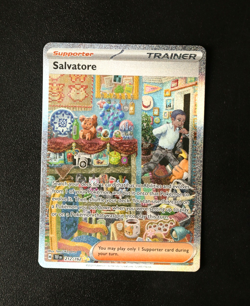 Pokemon Card - Salvatore 212/162 Temporal Forces Special Illustration Rare - NM⭐ - Image 1