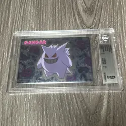 Pokemon Gengar Meiji Promo Embossed 1999 BGS 9 Promo Japanese Card - Image 3