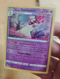 Hisuian Typhlosion 052/189 Swsh10: Astral Radiance Holo Pokemon Tcg Card Nm - Image 1