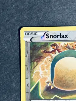 Pokemon TCG Snorlax Fates Collide 77/124 Reverse Holo Rare Pokemon Card NM - Image 4