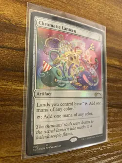 MTG✨CHROMATIC LANTERN FOIL✨SLD MINT RARE Artifact 2020 Caramelaw Art UNPLAYED ! - Image 3