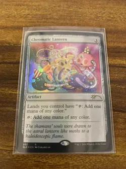 MTG✨CHROMATIC LANTERN FOIL✨SLD MINT RARE Artifact 2020 Caramelaw Art UNPLAYED ! - Image 5