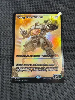FOIL Showcase Krang, Utrom Warlord TMT 0290 Mythic MTG Turtles TMNT - Image 1