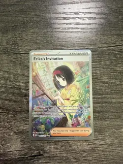 Pokemon Scarlet & Violet 151: Erika's Invitation 203/165 NM - Image 1
