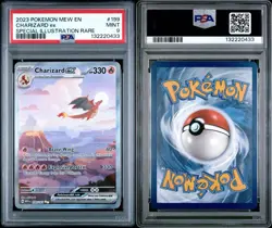 Pokemon TCG Charizard EX 199/165 SV151 Special Illustration Rare PSA9 - Image 1