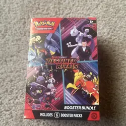 New Sealed Pokemon TCG DESTINED RIVALS Booster Bundle Box - 6x Booster Packs! - Image 1