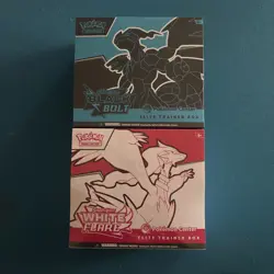 Pokemon White Flare and Black Bolt Pokemon Center ETB Elite Trainer Box - Image 1