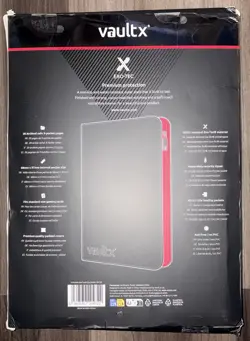 Vault X SV10 Destined Rivals 9 Pocket Unlimited Edition Binder Pokemon - IN HAND - Image 2