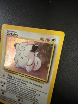 Pokemon Clefairy Holo Rare Base Set 5/102 40HP Wizards 1999 - Image 4
