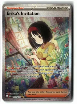 Erika's Invitation ⭐ 203/165 Holo Special Illustration Rare 151 2023 Pokemon NM - Image 1