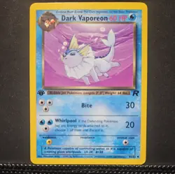 Dark Vaporeon 45/82 Pokemon Team Rocket 1st Edition Uncommon - Image 1