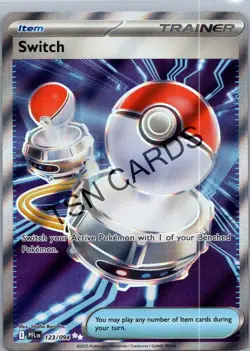 Switch 123/94 Phantasmal Flames Ultra Rare NM English Pokemon TCG - Image 1