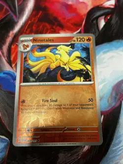 Ninetales 017/191 Reverse Holo SV08: Surging Sparks Pokemon TCG NM - Image 1