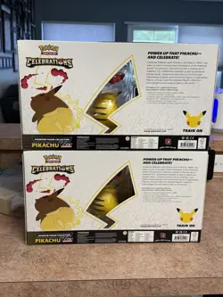 Pokemon TCG Celebrations Pikachu VMAX Premium Figure Collection Lot Of 2 - Image 2