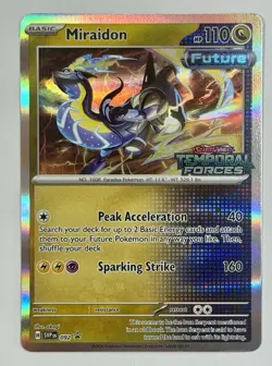 Pokemon TCG - Miraidon - SVP092 - Temporal Forces Stamped - Prerelease Promo - Image 1