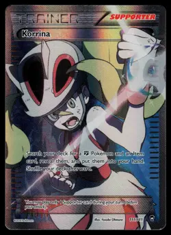 Korrina 111/111 - Pokemon Furious Fists - Ultra Rare (LP) - Image 1