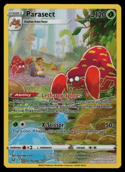 Parasect TG01/TG30 - Pokemon Lost Origin Trainer Gallery - Holo Rare (NM) - Image 1