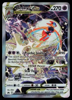 Deoxys VSTAR GG46/GG70 - Pokemon Crown Zenith Galarian Gallery - Ultra Rare (NM) - Image 1
