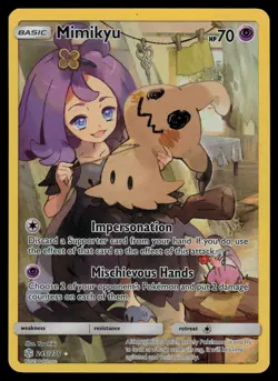 Mimikyu 245/236 - Pokemon Cosmic Eclipse - Secret Rare (NM) - Image 1
