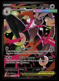 Mega Lopunny ex 128/094 - Pokemon Phantasmal Flames - SIR (NM) - Image 1