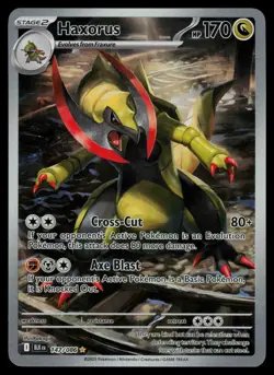 Haxorus 147/086 - Pokemon Black Bolt - Illustration Rare (NM) - Image 1