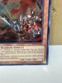 Yugioh! LP Zoodiac Thoroughblade - MP17-EN184 - Ultra Rare - 1st Edition LP - Image 4