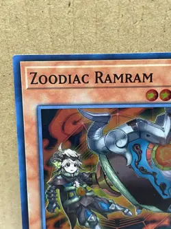 YuGiOh! Zoodiac Ramram OP05-EN008 Super Rare LP - Image 2