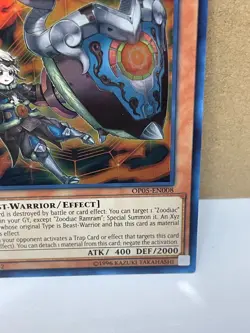 YuGiOh! Zoodiac Ramram OP05-EN008 Super Rare LP - Image 4
