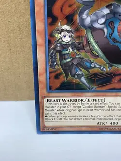 YuGiOh! Zoodiac Ramram OP05-EN008 Super Rare LP - Image 5