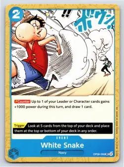 One Piece - OP06-059 - White Snake - UC - US Seller - Image 1