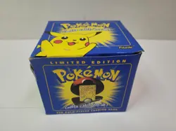 1999 Burger King Pokemon Pikachu 23K Gold card / ball / COH / box ( B332 ) - Image 2