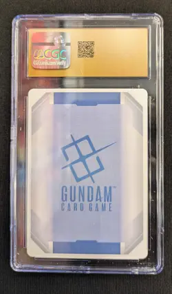Gundam Card Game English A Show of Resolve U+ GD01-100 CGC Graded Pristine 10 - Image 4