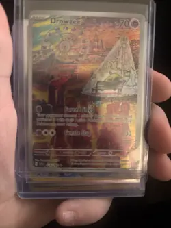 Pokemon TCG Drowzee Scarlet & Violet Base Set Illustration Rare Card - Image 1