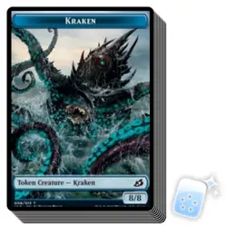 10 pcs KRAKEN TOKEN (6/13) Ikoria IKO Magic MTG MINT CARD - Image 1