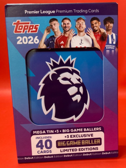 Topps Premier League 2026 Debut Edition Cards - Mega Tin #3 - Image 1
