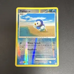 Pokemon TCG Piplup 71/100 Majestic Dawn Reverse Holo Common Card English 2008 - Image 1