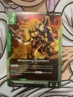 Shenlong Gundam GD01-029 | Rare | Gundam Card Game | Near Mint English - Image 1